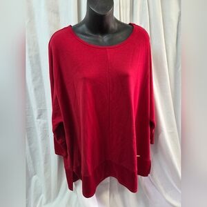 Elegant Red Women's Top